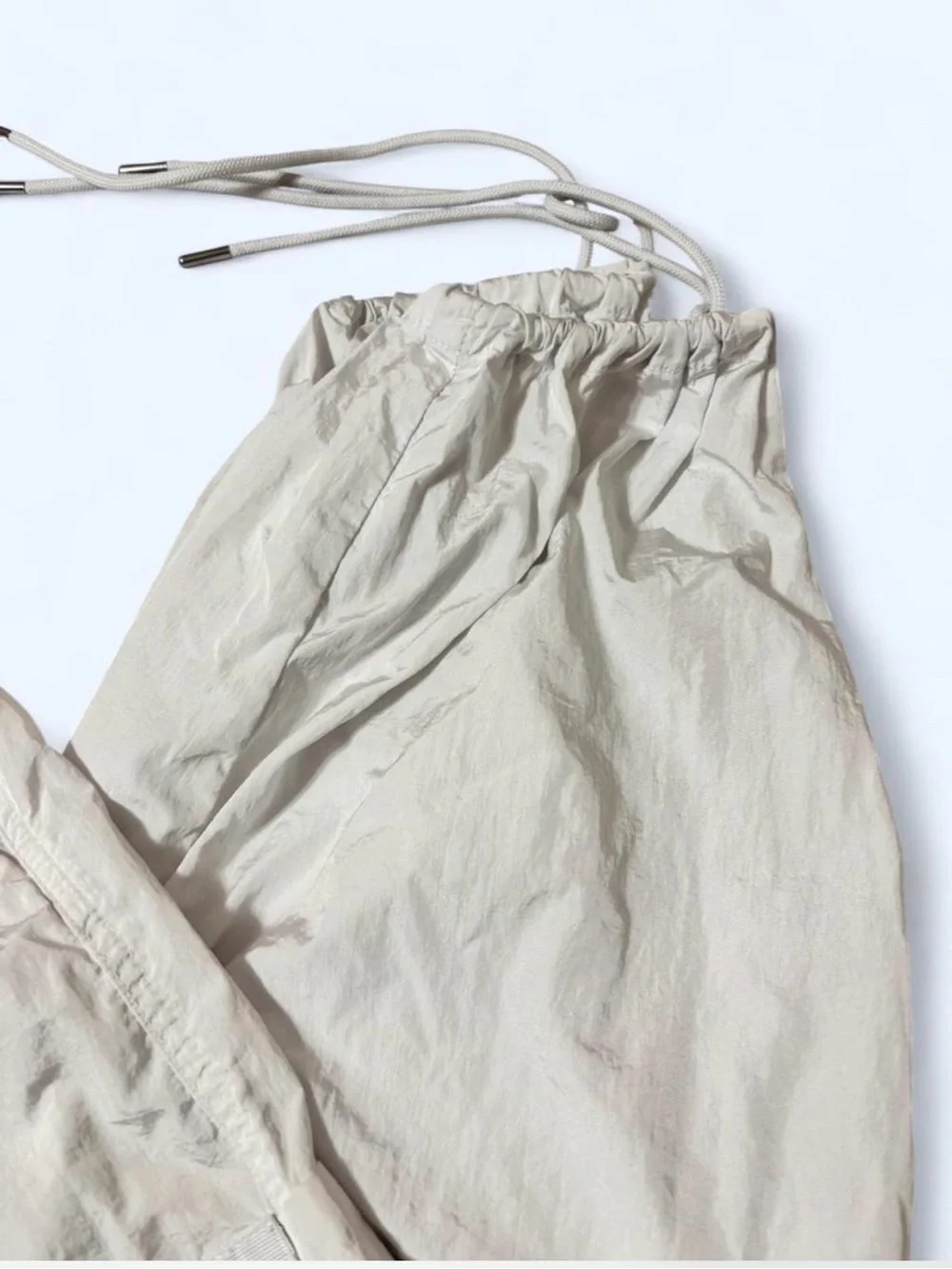 Divided Men's Light Beige Drawstring Cargo Joggers